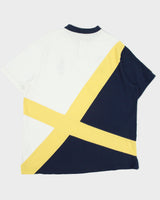 Vintage Polo Ralph Lauren Yacht Club Tour 1967 Big Pony Striped Classic Fit Short Sleeve Polo Shirt - XXL
