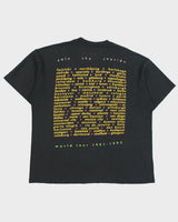 Vintage 1992 Roxette Join The Joyride World Tour Backstage Pass Made In Canada Single Stitch Crewneck T-Shirt - XXL