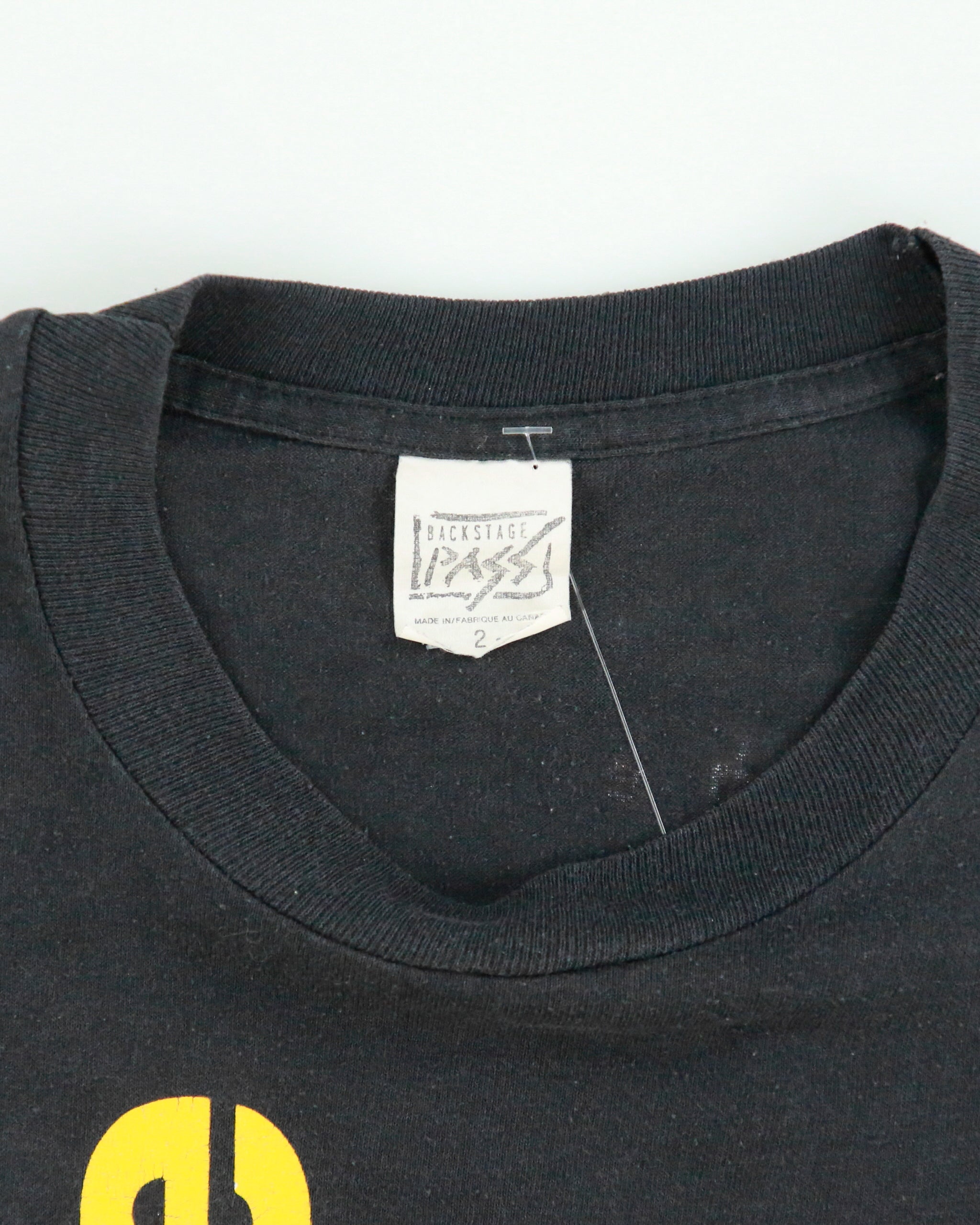 Vintage 1992 Roxette Join The Joyride World Tour Backstage Pass Made In Canada Single Stitch Crewneck T-Shirt - XXL