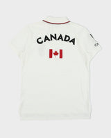 Vintage Y2K 00s Polo Ralph Lauren Big Pony Canada Custom Slim Fit Short Sleeve Polo Shirt - M