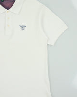 Vintage 1990s Valentino Jeans Heavyweight Embroidered Short Sleeve Polo Shirt - XL