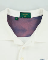 Vintage 1990s Valentino Jeans Heavyweight Embroidered Short Sleeve Polo Shirt - XL