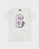 Vintage Stussy University Heavyweight Tie-Dye Crewneck T-Shirt - S