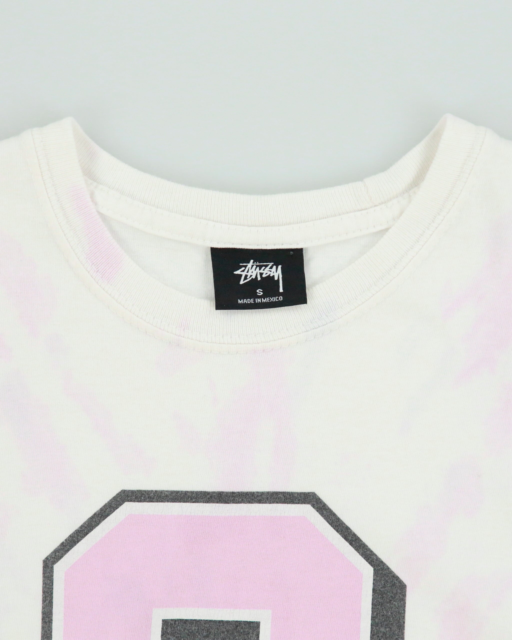Vintage Stussy University Heavyweight Tie-Dye Crewneck T-Shirt - S