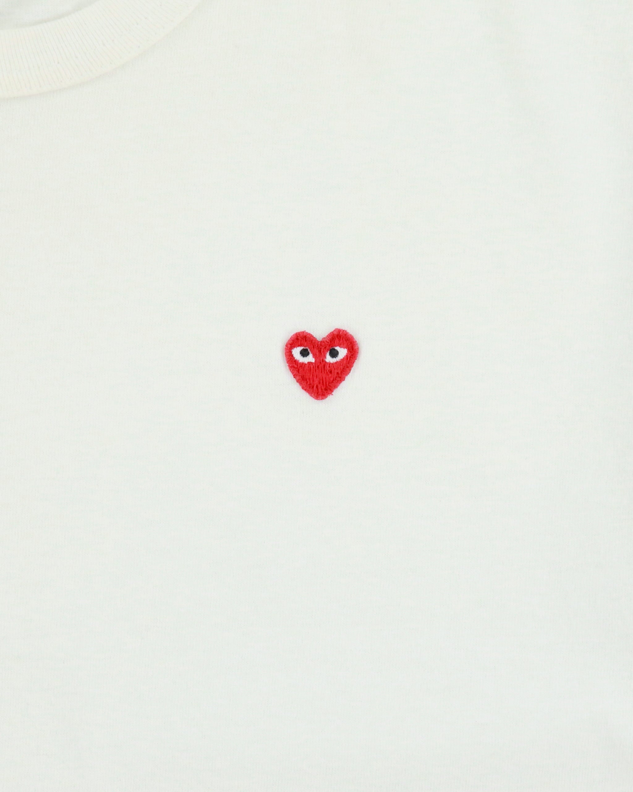 Comme des Garçons PLAY Mini Peeping Heart Heavyweight Single Stitch Crewneck T-Shirt - L