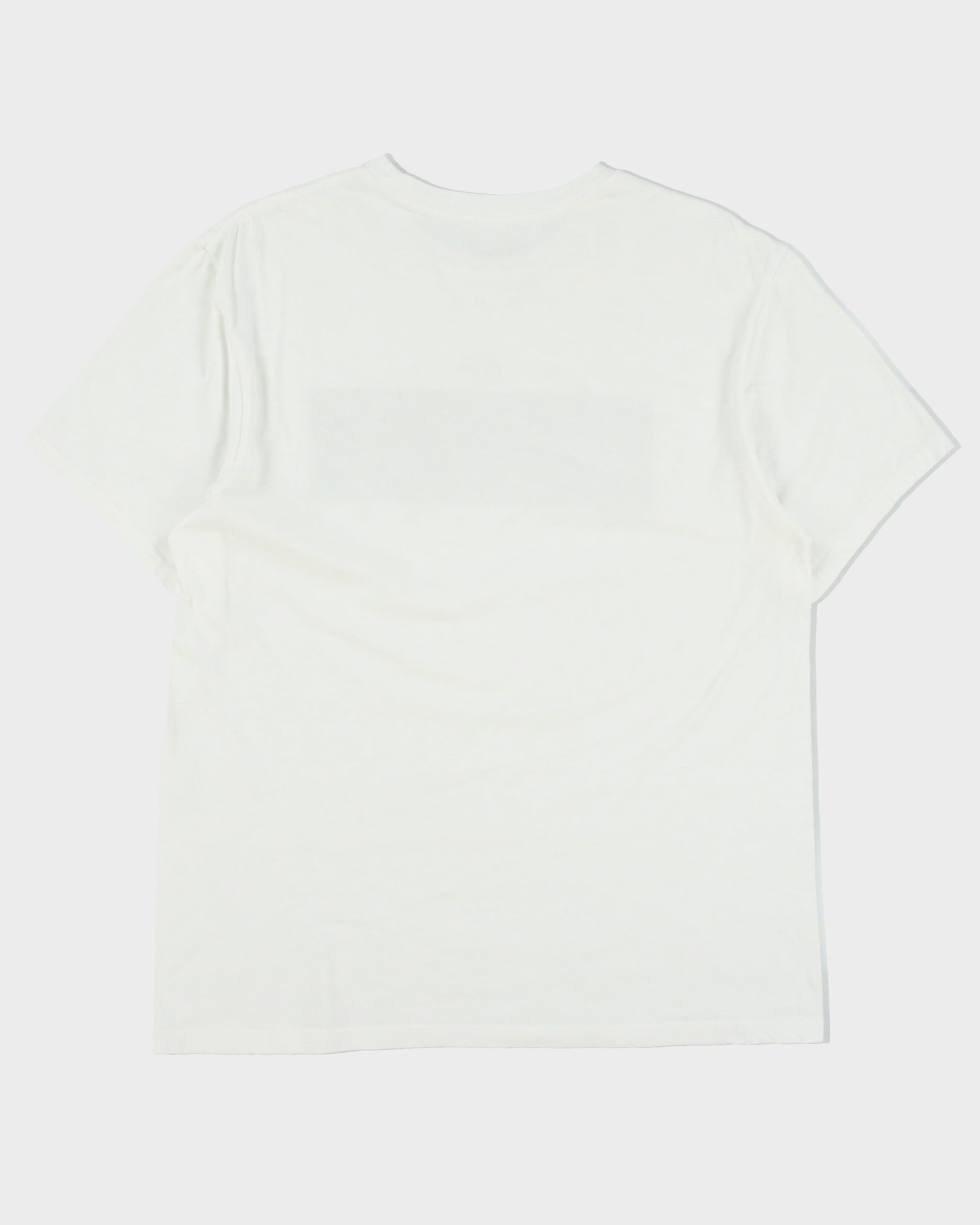 Vintage Fox Racing Heavyweight Logo Crewneck T-Shirt - L