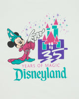 Vintage 1990 Disney 35 Years Of Magic Disneyland Anniversary Heavyweight Made In USA Single Stitch Crewneck T-Shirt - XL
