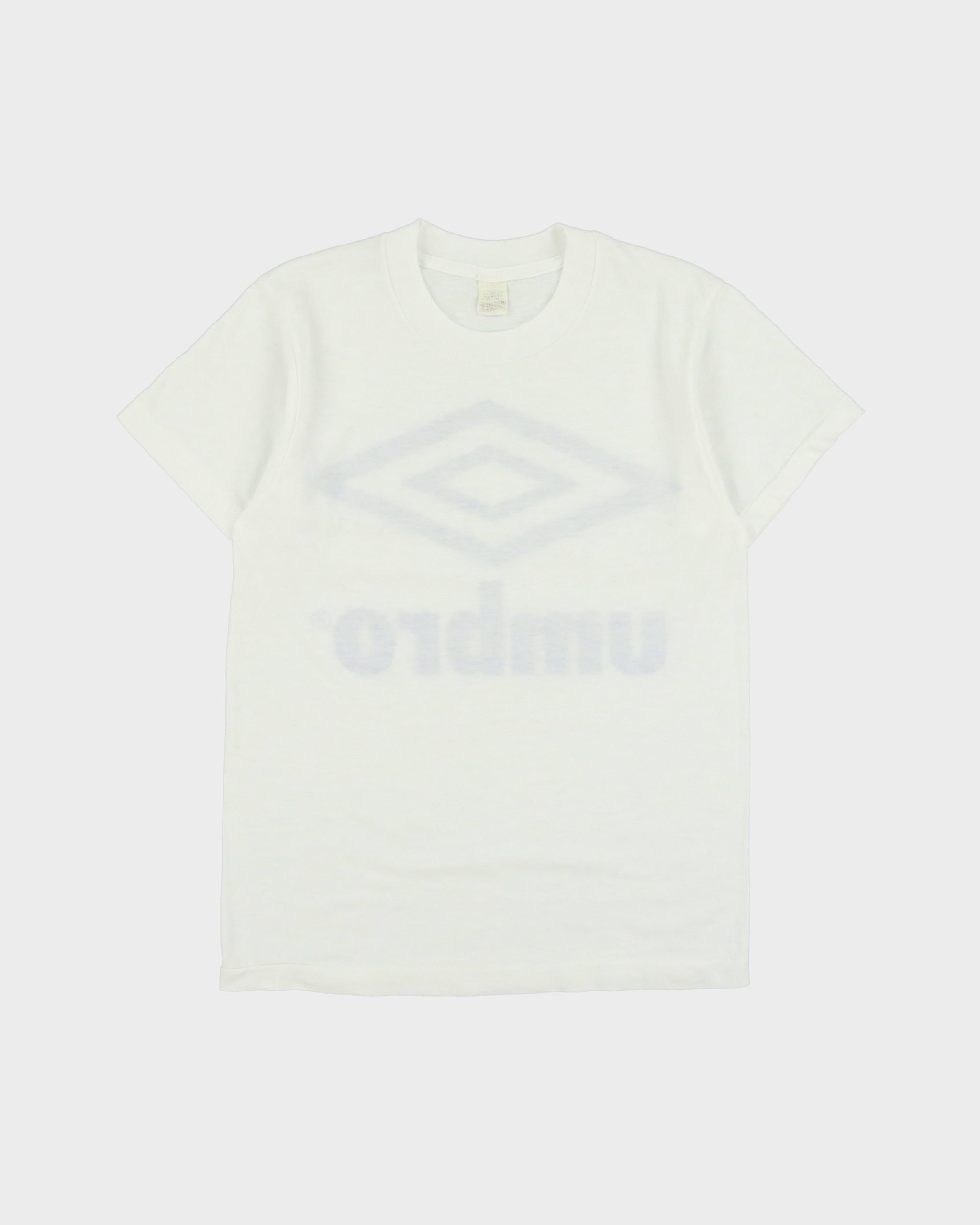 Vintage 1983 Umbro Logo Screen Stars Made In Canada Single Stitch Crewneck T-Shirt - S