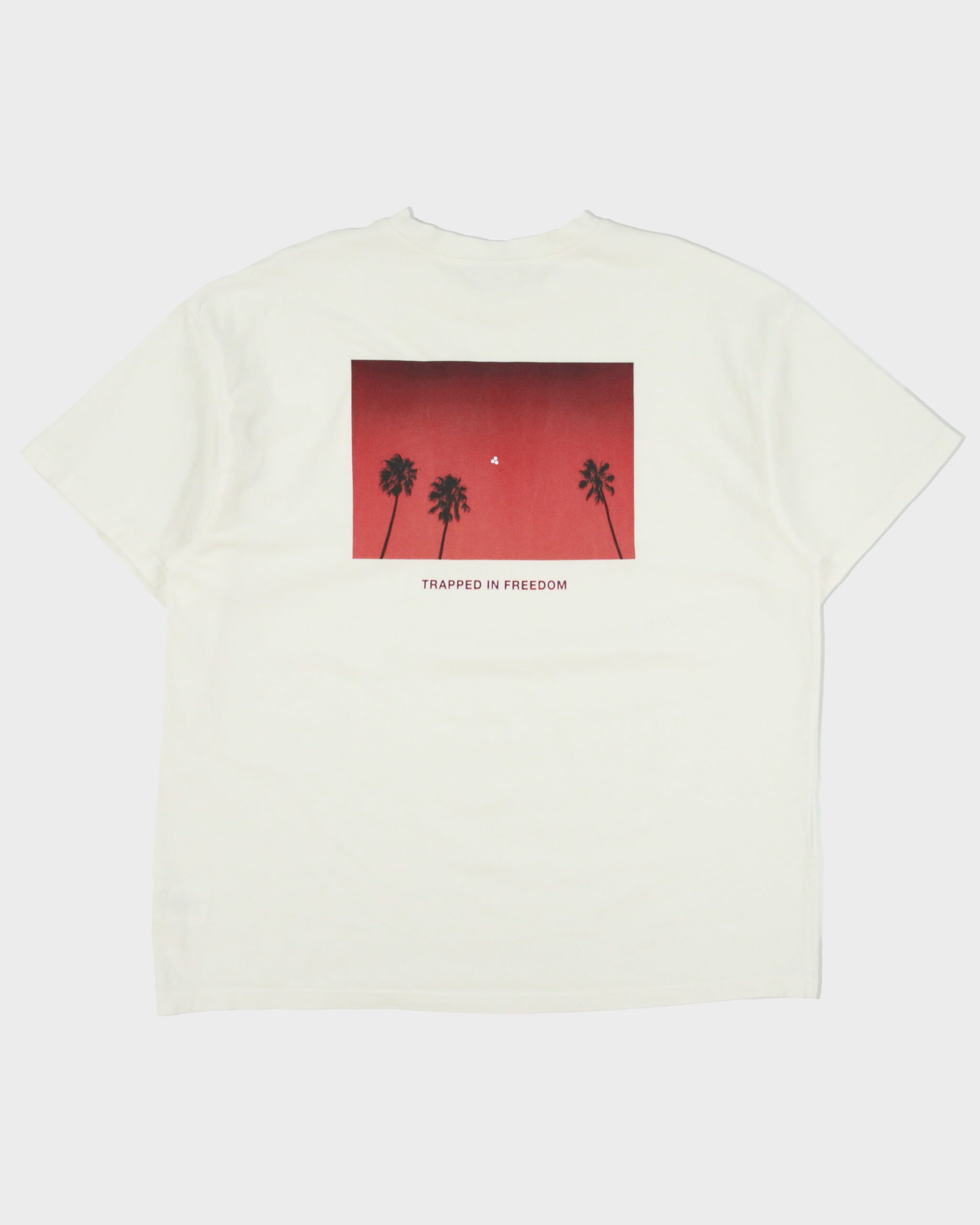 Huffer Heavyweight Trapped In Freedom Crewneck T-Shirt - L