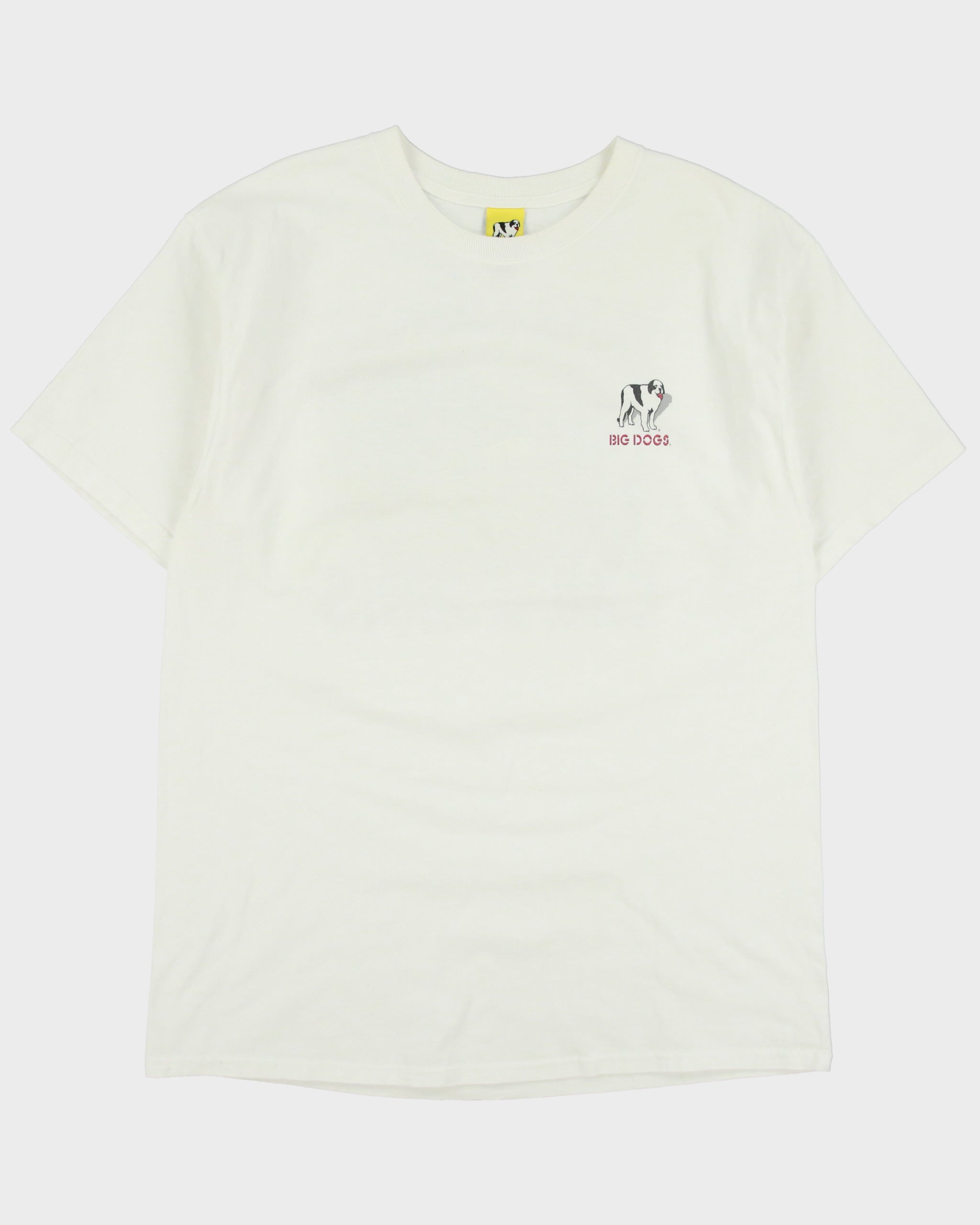 Vintage Y2K 00s Big Dogs Call The Shots Heavyweight Ultimate-T Crewneck T-Shirt - XL