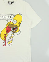 The Simpsons Matt Groening 'YYYELLO!' Homer Crewneck T-Shirt - M