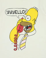 The Simpsons Matt Groening 'YYYELLO!' Homer Crewneck T-Shirt - M