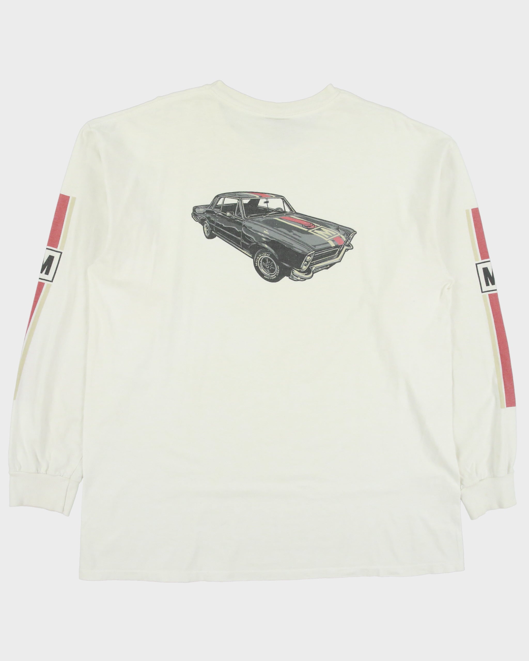 Vintage 1990s Mossimo Motor Crew Heavyweight Made In Canada Longsleeve Crewneck T-Shirt - L