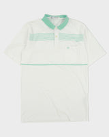 Vintage 1980s Dunlop Sport Single Stitch Short Sleeve Pocket Polo Shirt - XL