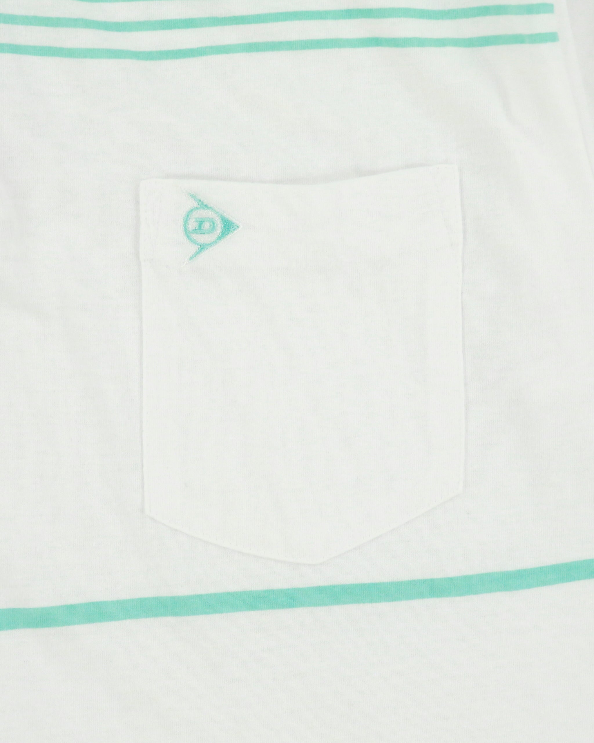 Vintage 1980s Dunlop Sport Single Stitch Short Sleeve Pocket Polo Shirt - XL