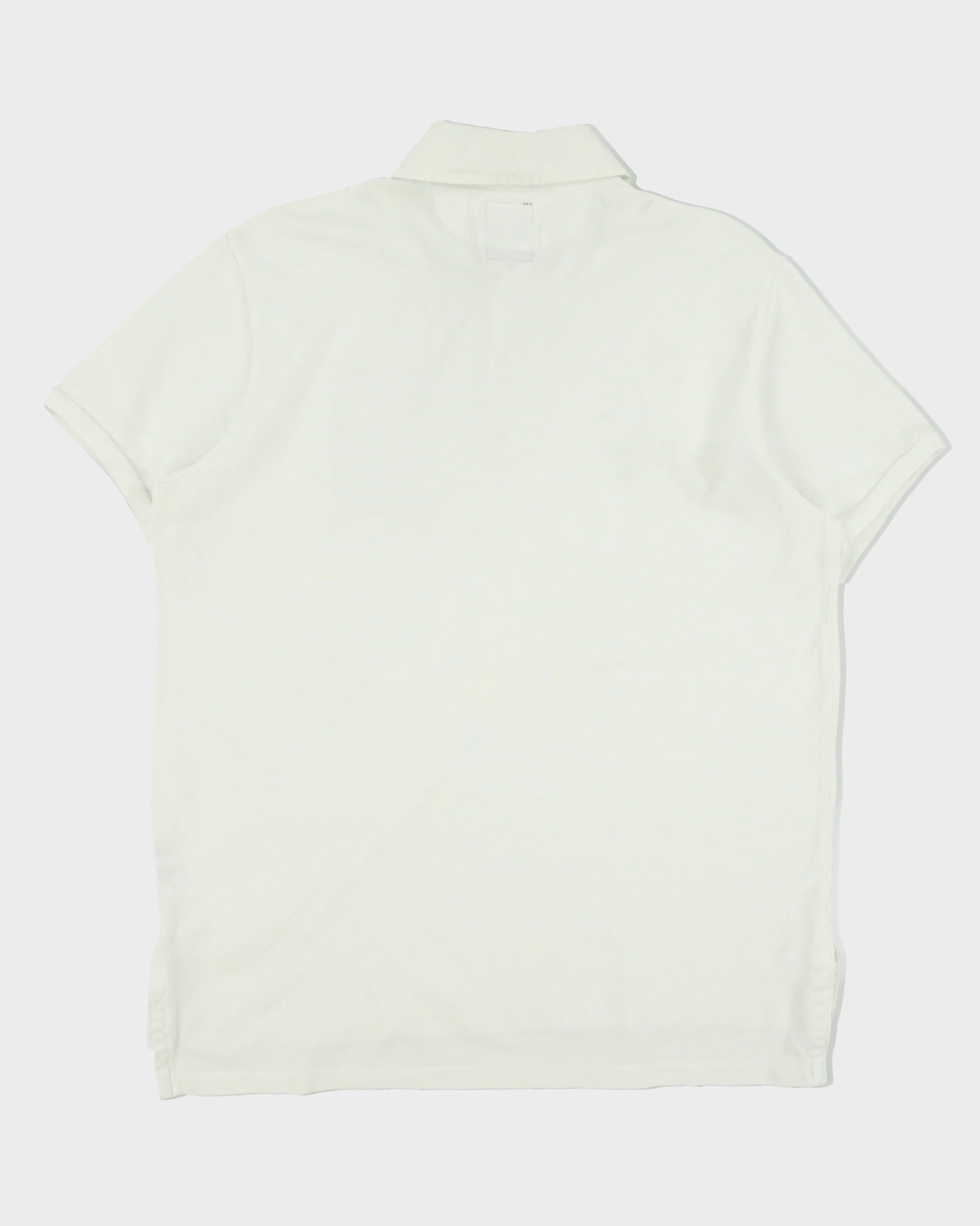 Vintage Y2K 00s Polo Ralph Lauren Sport Crest Custom Fit Short Sleeve Stripe Polo Shirt - L
