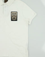 Vintage Y2K 00s Polo Ralph Lauren Sport Crest Custom Fit Short Sleeve Stripe Polo Shirt - L