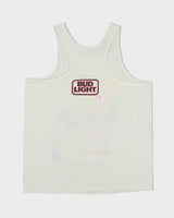 Vintage 1990s Bud Light Heavyweight Brockum Made In Canada Single Stitch Tank Top Vest - L