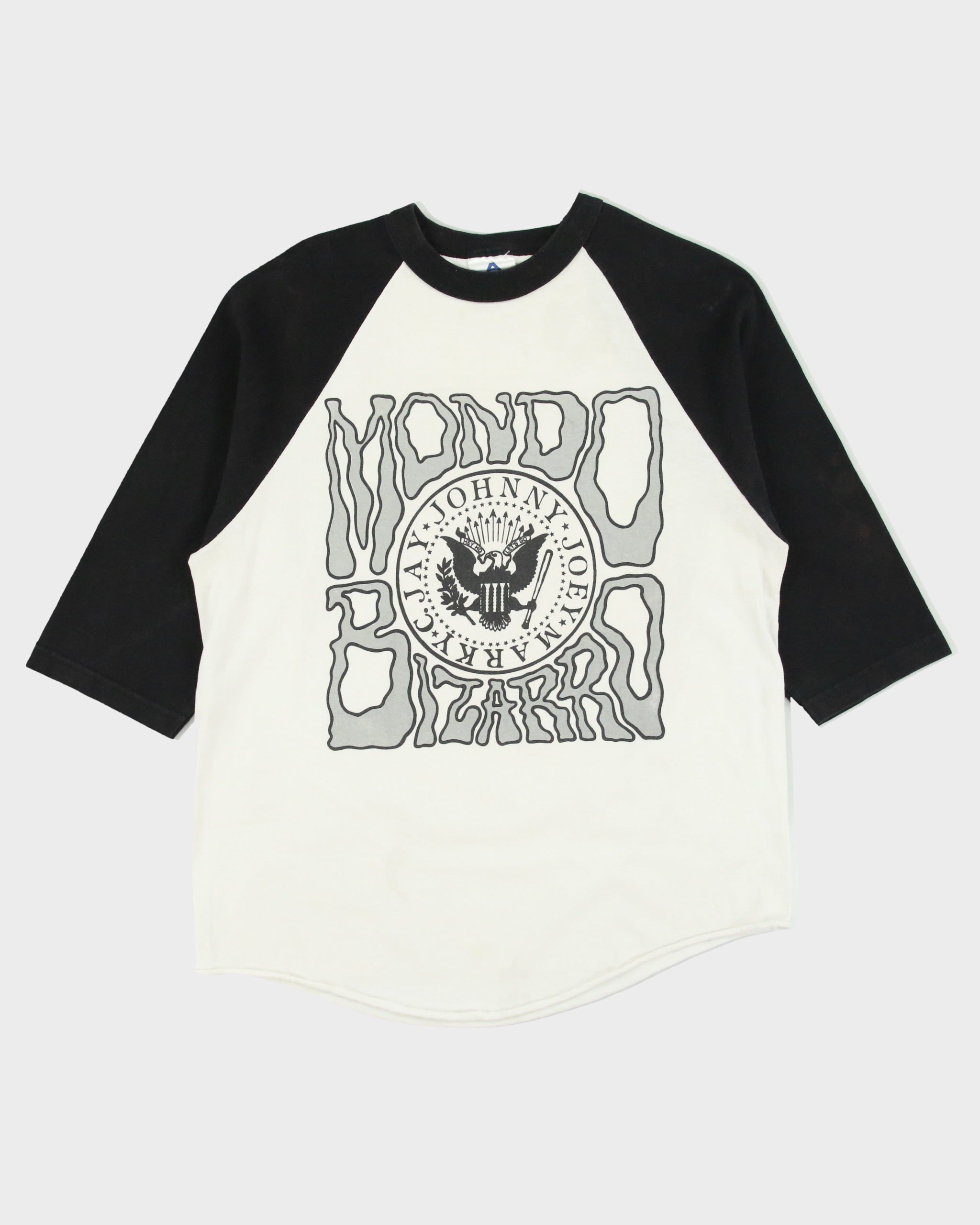 Vintage 2002 Ramones Mondo Bizarro Heavyweight Crewneck Raglan Baseball T-Shirt - L