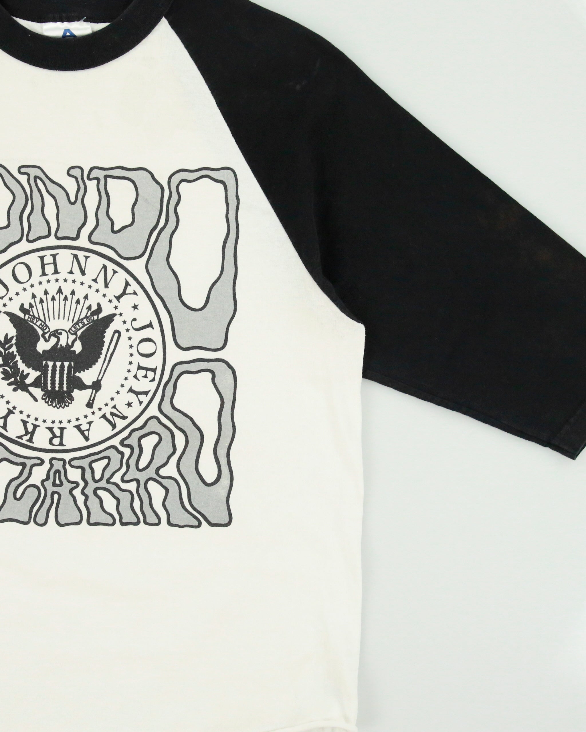 Vintage 2002 Ramones Mondo Bizarro Heavyweight Crewneck Raglan Baseball T-Shirt - L