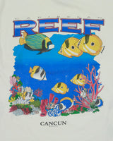 Vintage 1990s Caribbean Reef Heavyweight Cancun Mexico Crewneck T-Shirt - S