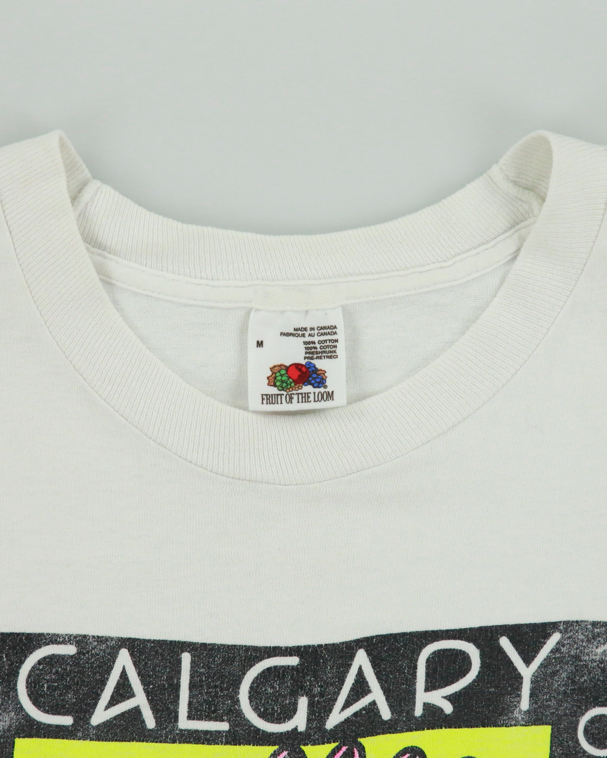 Vintage 1990 Calgary Canadian Gymnastrada Heavyweight Made In Canada Single Stitch Crewneck T-Shirt - M