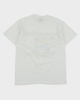 Vintage 1991 Sh**ty Alaska Weather Heavyweight Made In USA Single Stitch Screen Stars Crewneck T-Shirt - L