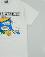 Vintage 1991 Sh**ty Alaska Weather Heavyweight Made In USA Single Stitch Screen Stars Crewneck T-Shirt - L