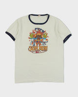 Vintage 1981 Vancouver Sun Run Single Stitch Made In Canada Crewneck Ringer T-Shirt - L