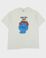 Vintage 1995 Mr. Men Little Miss Giggles Roger Hargreaves Hanes Heavyweight Single Stitch Crewneck T-Shirt - L
