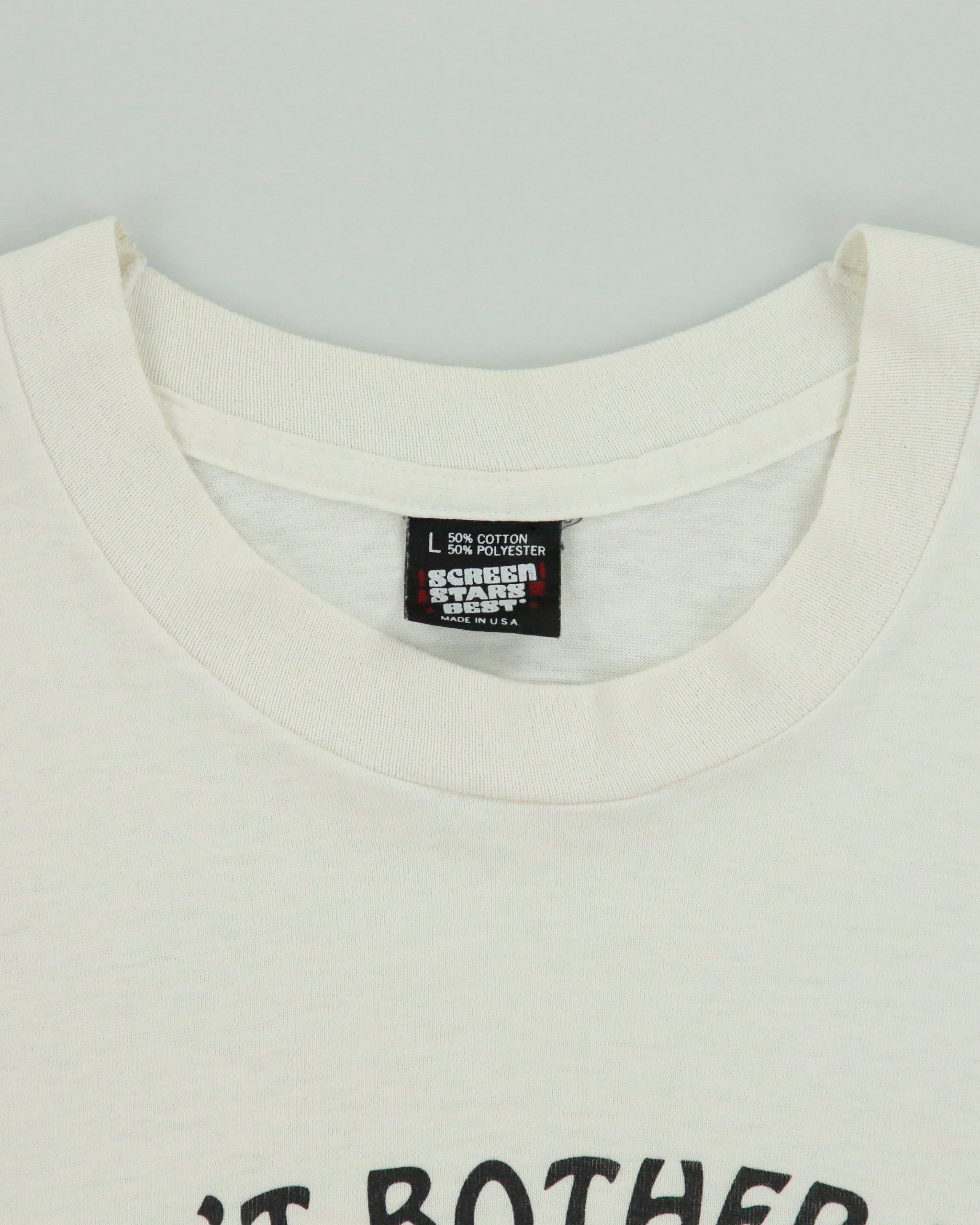 Vintage 1991 Traub Don't Bother Me I'm Crabby Screen Stars Single Stitch Made In USA Crewneck T-Shirt - L