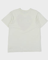 Comme des Garçons PLAY Heavyweight Double Heart Embroidered Single Stitch Crewneck T-Shirt - XL