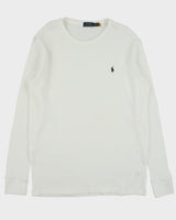 Polo Ralph Lauren Heavyweight Long Sleeve Crewneck Waffle T-Shirt - XL