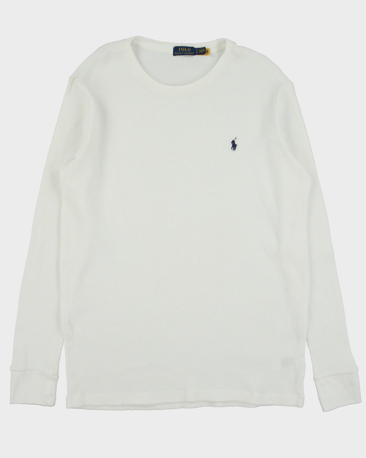 Polo Ralph Lauren Heavyweight Long Sleeve Crewneck Waffle T-Shirt - XL