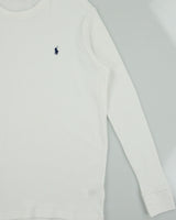 Polo Ralph Lauren Heavyweight Long Sleeve Crewneck Waffle T-Shirt - XL