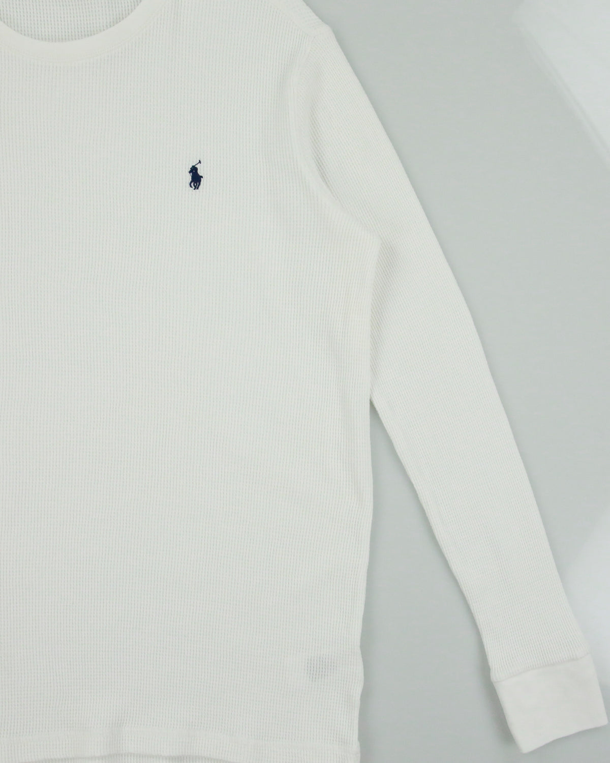 Polo Ralph Lauren Heavyweight Long Sleeve Crewneck Waffle T-Shirt - XL