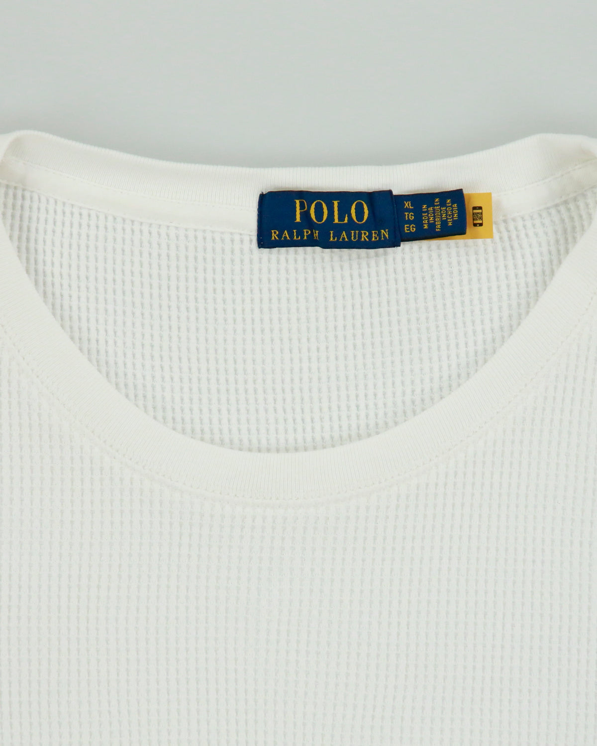 Polo Ralph Lauren Heavyweight Long Sleeve Crewneck Waffle T-Shirt - XL