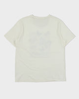 Coach Signature Square Cross Stitch Butterfly Motif Heavyweight Crewneck T-Shirt - L