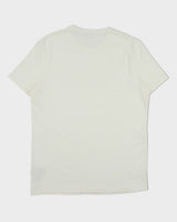 Vintage Burberry Brit Logo Embroidered Heavyweight Single Stitch Crewneck T-Shirt - L