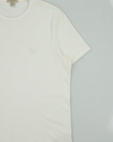 Vintage Burberry Brit Logo Embroidered Heavyweight Single Stitch Crewneck T-Shirt - L