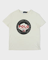 Vintage Polo Ralph Lauren Apline Racing World Cup Heavyweight Single Stitch Crewneck T-Shirt - M