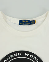 Vintage Polo Ralph Lauren Apline Racing World Cup Heavyweight Single Stitch Crewneck T-Shirt - M