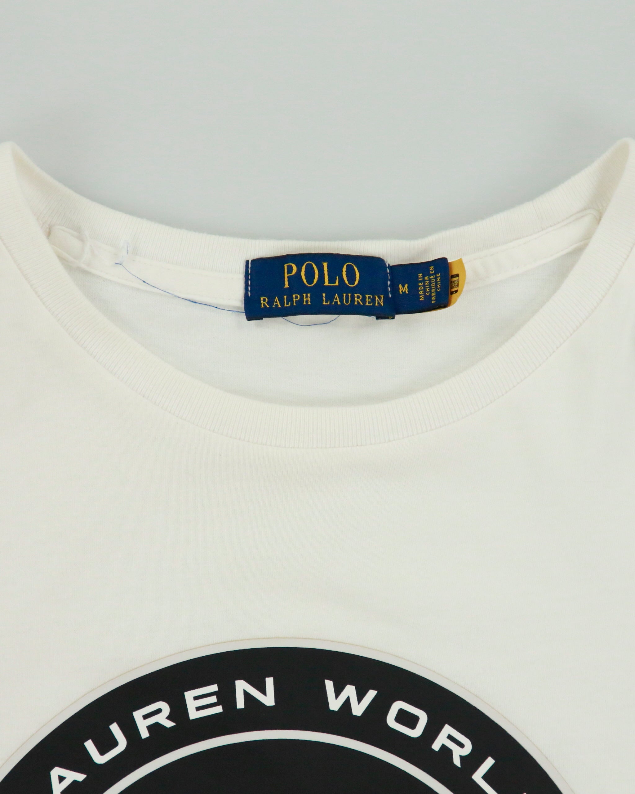 Vintage Polo Ralph Lauren Apline Racing World Cup Heavyweight Single Stitch Crewneck T-Shirt - M