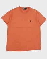 Vintage 1990s Polo Ralph Lauren Heavyweight Made In Canada Classic Crewneck T-Shirt - L