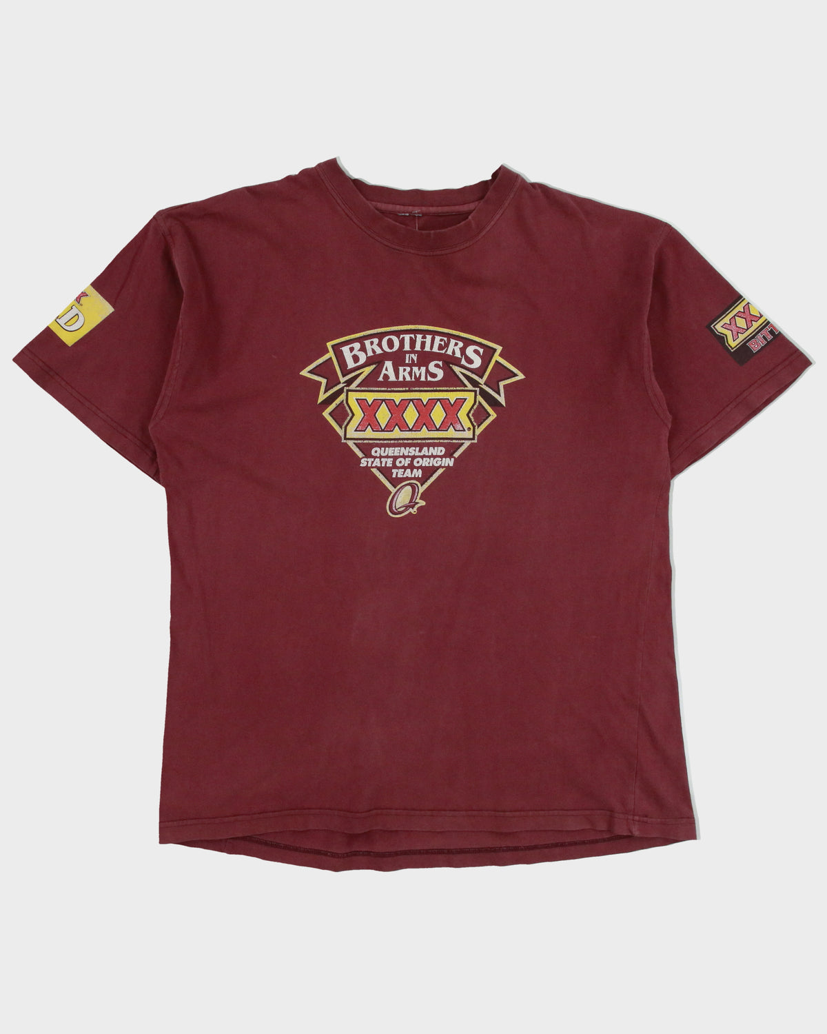 Vintage 2004 Queensland State Of Origin National Rugby League Heavyweight XXXX Beer Crewneck T-Shirt - L