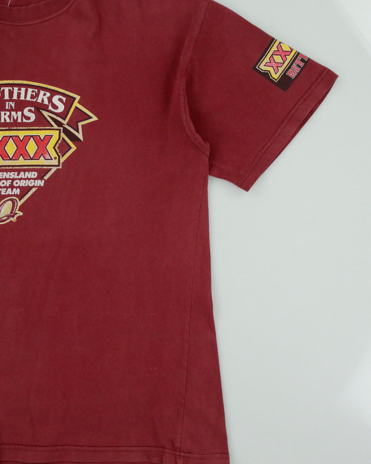 Vintage 2004 Queensland State Of Origin National Rugby League Heavyweight XXXX Beer Crewneck T-Shirt - L