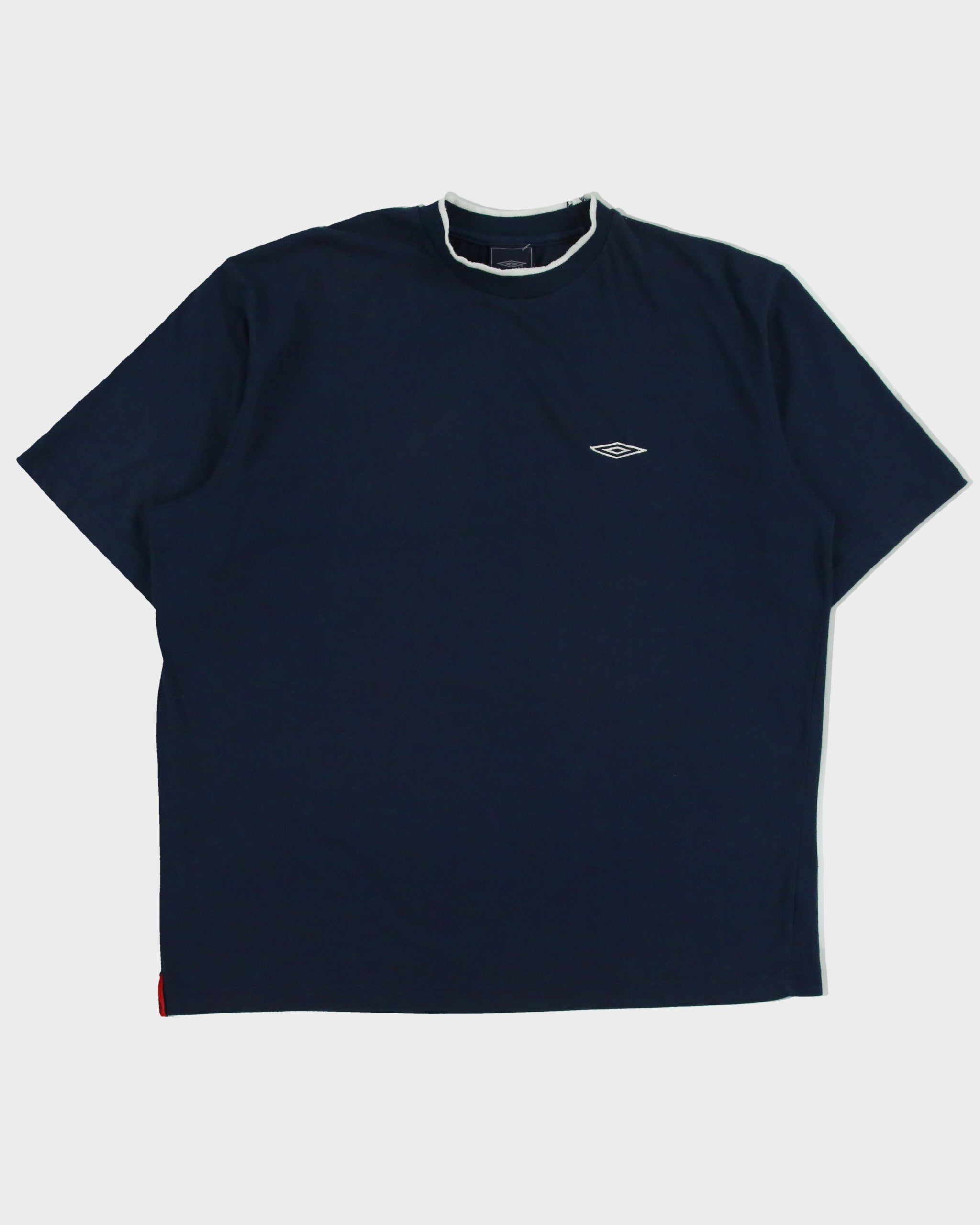 Vintage Y2K 00s Umbro Logo Embroidered Heavyweight Crewneck T-Shirt - XXL