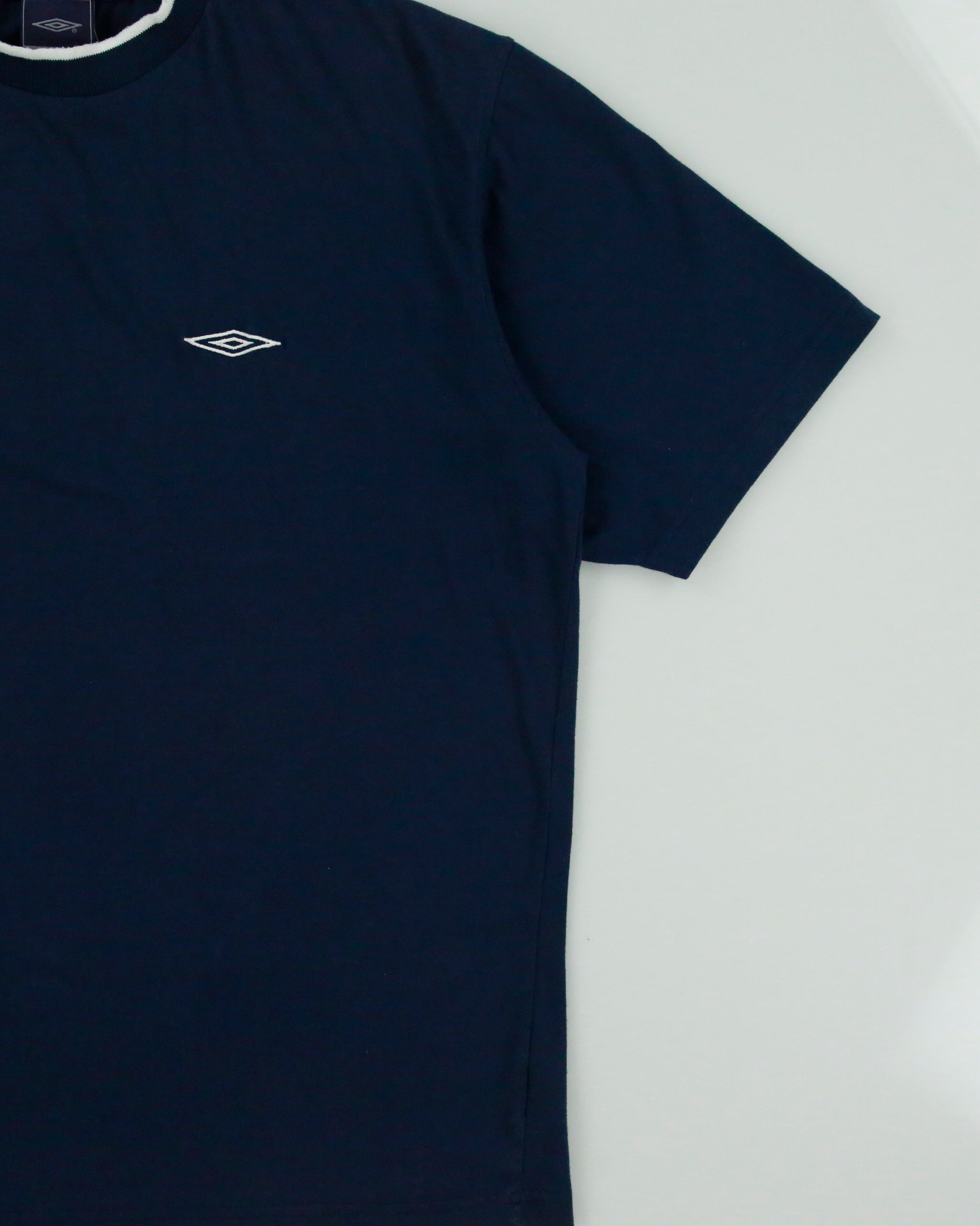 Vintage Y2K 00s Umbro Logo Embroidered Heavyweight Crewneck T-Shirt - XXL