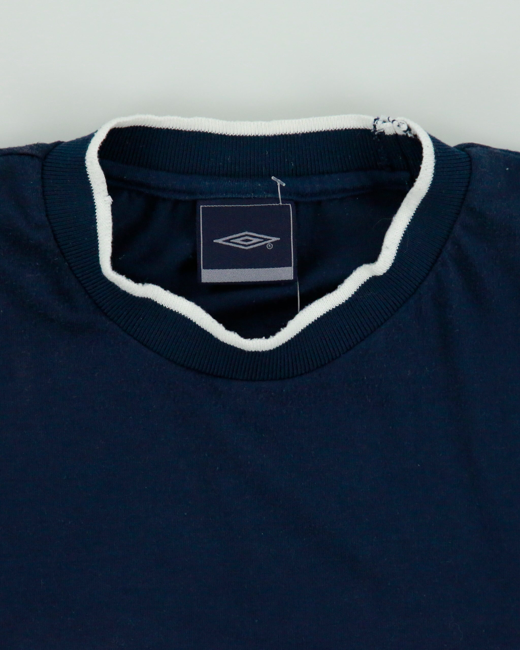 Vintage Y2K 00s Umbro Logo Embroidered Heavyweight Crewneck T-Shirt - XXL