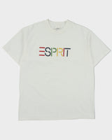 Vintage 1990s Esprit Heavyweight Logo Single Stitch Made In USA Crewneck T-Shirt - XL